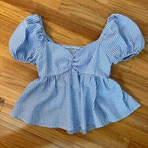 Gingham Summer Top